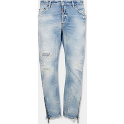 Dsquared2 Ανδρικό Τζιν Παντελόνι Skinny Εφαρμογή Γαλάζιο S71LB1807-S30839-470