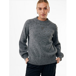 Mexx Γυναικεία Πλεκτή Μπλούζα Ανθρακί MF006607463W-300001
