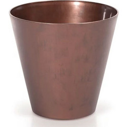 Iliadis Tubus Corten Steel Κασπώ Δαπέδου Πλαστικό Μπρονζέ 30x28cm 265827