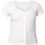 Levi's Γυναικείο Καλοκαιρινό Crop Top Ριπ Λευκό 0087U-0000