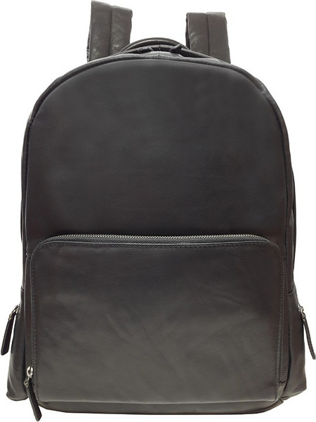 DOMLEATHERS DOMLEATHERS CASUAL ΔΕΡΜΑΤΙΝΟ ΕΠΑΓΓΕΛΜΑΤΙΚΟ ΣΑΚΙΔΙΟ ΠΛΑΤΗΣ backpack DL7023 ΜΑΥΡΟ