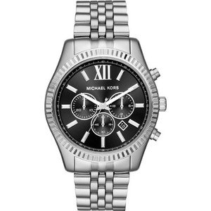 Michael Kors Lexington Ανδρικό Ρολόι Χρονογράφος με Ασημί Μεταλλικό Μπρασελέ MK8602 Michael Kors Lexington Ανδρικό Ρολόι Χρονογράφος με Ασημί Μεταλλικό Μπρασελέ MK8602