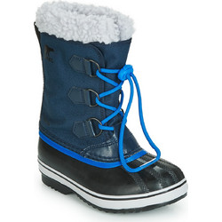 Sorel Childrens Yoot Pac Nylon Παιδικές Μπότες Χιονιού Μπλε Suede Αδιάβροχες με Γούνα NC1879-465