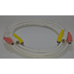 Καλώδιο Monitor Unitron 2RCA/M+DC/F-2RCA/M+DC/M UNT-905 5m (OEM)