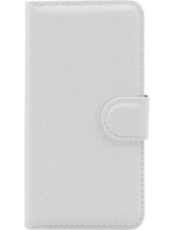 Sony Xperia Z1 Compact /Z1 MINI - Δερμάτινη Θήκη Πορτοφόλι Λευκή (OEM)