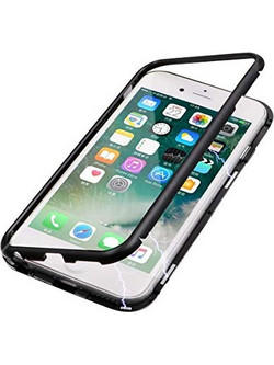 Σκληρή μαγνητική θήκη για Iphone 6 Plus Μαύρη (OEM)