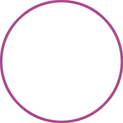 Amila Χούλα-Χουπ 76Cm - Φ18Mm - 185Gr, Φούξια (48163) Φούξια