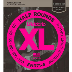 D'Addario ENR71-6 Χορδές Ηλεκτρικού Μπάσου 30-130