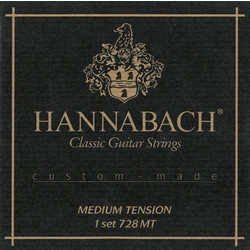 Hannabach 728 MTC Trebles Σετ Χορδές Κλασικής Κιθάρας Carbon Medium Tension