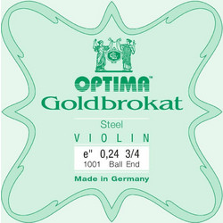Optima G.1001.27.L.3.4 Goldbrokat Χορδή Βιολιού Plain Steel 27" Hard Tension 3/4