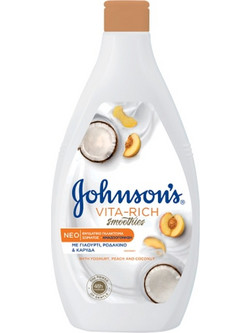 Johnson's Vita Rich Peach & Coconut Ενυδατική Lotion Σώματος 400ml