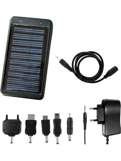 Volte-Tel SC003 Ηλιακό Power Bank 1000mAh Black