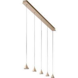LUCE Κρεμαστό Φωτιστικό Οροφής Πολύφωτο LED με Θερμό Λευκό Φως Χρυσό 3443-48-225