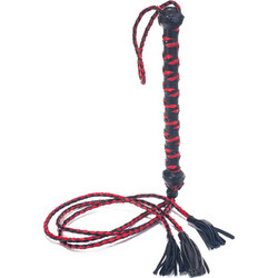 Devil Sticks Three Tail Tassel Flogger Μαστίγιο Κόκκινο