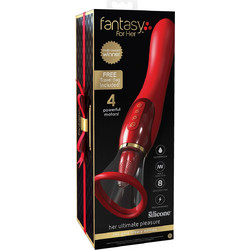 Pipedream Fantasy For Her Ultimate Pleasure 24K Κλειτοριδικός Δονητής Χρυσός Κόκκινος