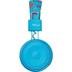 Trust 23607 Comi Kids Ασύρματα Bluetooth Παιδικά Ακουστικά On Ear Γαλάζια