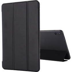 Magnetic shockproof 3-fold Θήκη Πλάτη Σιλικόνης Huawei MatePad 10.4 - Black