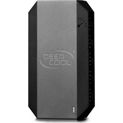 Hub σύνδεσης έως και 10 ανεμιστήρων 3-pin/4-pin, με λειτουργία PWM fan speed control, σε μαύρο χρώμα. DEEPCOOL FH-10