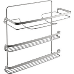 Βάση Χαρτιού Με 2 Θήκες 33x15x34υψ Eureka Polytherm Metaltex 350424