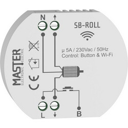 ΕΛΕΓΚΤΗΣ ΡΟΛΩΝ 230Vac / 5A (Wi-Fi) MASTER SB-ROLL