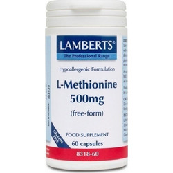 Lamberts L-Methionine 500mg 60 Κάψουλες