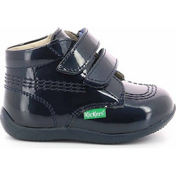 Kickers Παιδικά Μποτάκια Navy Μπλε με Σκρατς 653118-10