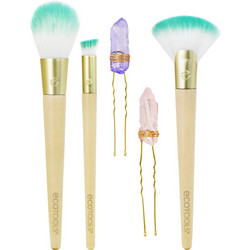 EcoTools Glossy Finish Σετ Πινέλα Μακιγιάζ 3τμχ