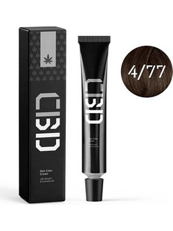 CBD 3D Professional Hair Color 4/77 Έντονο Σοκολατί Καστανό Μόνιμη Βαφή Μαλλιών 90ml