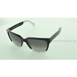 Jil Sander JS733S 002/5517 Ανδρικά Γυαλιά Ηλίου Τετράγωνα Κοκάλινα Μαύρα με Μαύρο Polarized Φακό