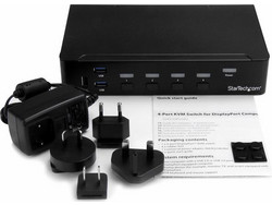 StarTech KVM Switch SV431DPU3A2 4 x DisplayPort / USB 3.0
