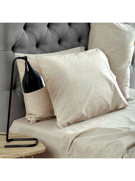 SB Home Σετ Σεντόνια Υπέρδιπλα Βαμβακερά 220x240 Lucifer Beige