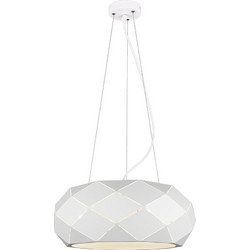 Trio Lighting Zandor Κρεμαστό Φωτιστικό Οροφής Τρίφωτο E27 Λευκό 303500331