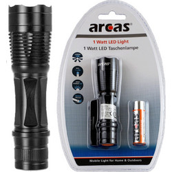 Arcas ARC-1W-TL1 Φακός Μπαταρίας Led 100lm