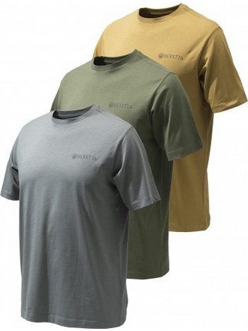 T-SHIRT BERETTA CORPORATE 0M06 COYOTE-SMOKED PEARL-GREEN