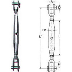 ΕΝΤΑΤΗΡΑΣ ΣΥΡΜΑΤΟΣΧΟΙΝΩΝ ΜΑΣΙΦ INOX A4 M6 OEM M8245T
