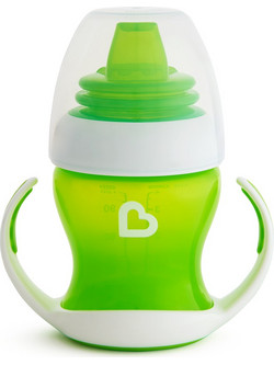 Munchkin Gentle First Cup Εκπαιδευτικό Κύπελλο με Λαβές Πράσινο 118ml