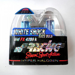 Simoni Racing H4 White Shock Αλογόνου 12V 60-55W 2τμχ