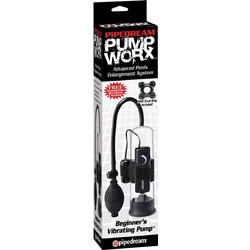Pipedream Beginner's Τρόμπα Πέους με Δόνηση 19cm Μαύρη