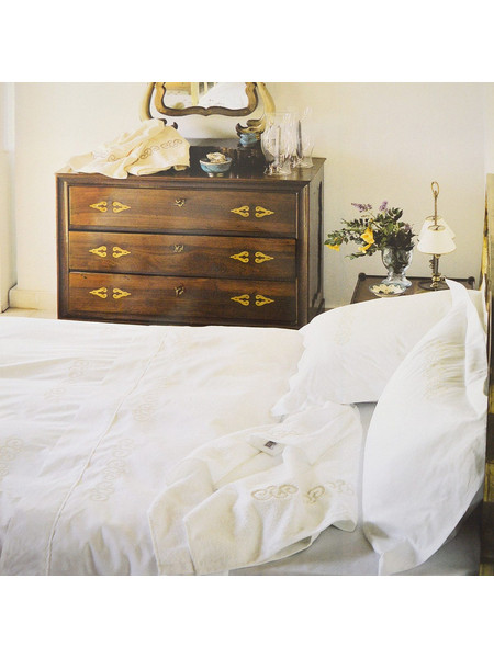 Σεντόνια Σετ 4Τμχ. Κ 4004 Beige Υπέρδιπλo 220x240cm Χωρίς Λάστιχο 100% Βαμβακοσατέν