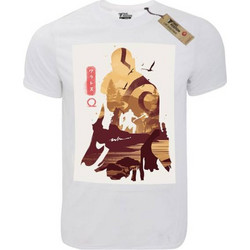 T-shirt unisex Takeposition T-cool λευκό Kratos Poster, 900-4519