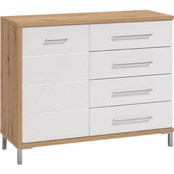 173609 ΚΟΜΟΤΑ-ΜΠΟΥΦΕΣ MONDEGO 2K4F ARTISAN-ΛΕΥΚΗ ΛΑΚΑ 108X40X87ΕΚ