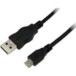 LogiLink USB 2.0 Cable, USB-A/M To Micro-USB/M, 0.6m, Black (CU0057)