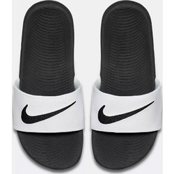 Nike Kawa Παιδικές Παντόφλες Καλοκαιρινές για Αγόρι Μαύρες Λευκές 819352-100