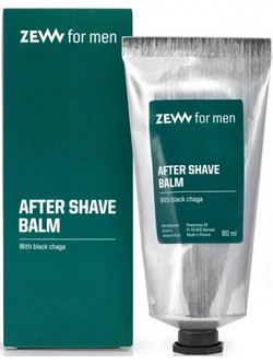 Zew Black Chaga After Shave Balm Χωρίς Οινόπνευμα 80ml