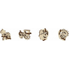Ugears U-Fidgets Tribiks Σετ Με 4 Μοντέλα