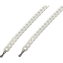 SH110 Αλυσίδα Γυαλιών WHITE HOOPS