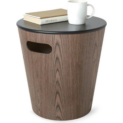 Σκαμπό Με Αποθηκευτικό Χώρο Woodrow 1009760-048 Black-Walnut Umbra Ξύλο