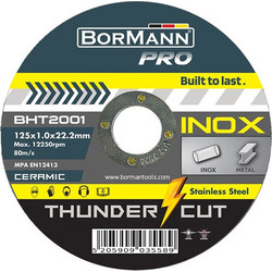 ΔΙΣΚΟΣ ΚΟΠΗΣ ''THUNDER-CUT ΙΝΟΧ EXTRA LONG CERAMIC Φ125x1mm 10τεμ