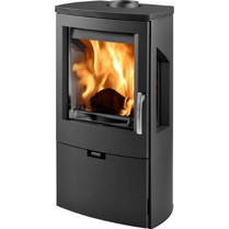 Thorma Wikantica Black Ατσάλινη Ξυλόσομπα Αερόθερμη 8kW