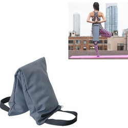 Weight Lifting Fitness Double Handle Canvas Sandbag(Gray) (OEM)